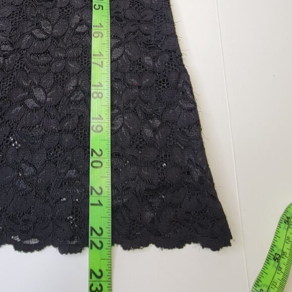 Black Lace Tank Top Lace Camisole Wide Straps Lace Top - Size L  Size XXL - Picture 11 of 13